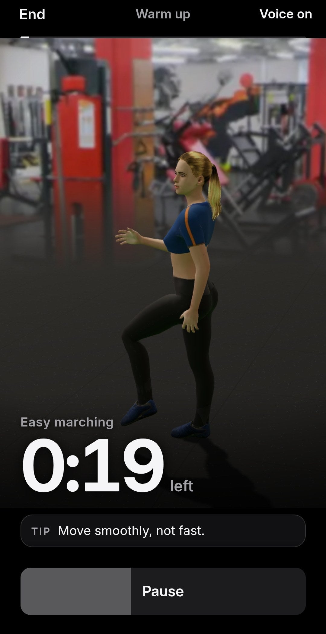 Simple guided movement